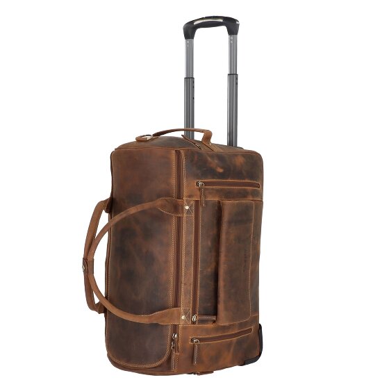 Greenburry Vintage 2 ruedas Bolsa de viaje Piel 32 cm