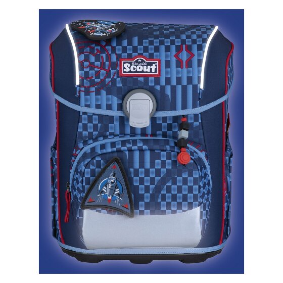 Scout Neo Exklusiv Safety Light Juego de mochilas escolares 5 piezas