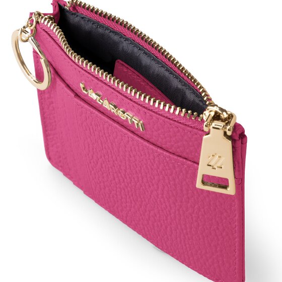 Lazarotti Estuche para llaves de piel Bolonia 11,5 cm con compartimento para etiqueta de aire