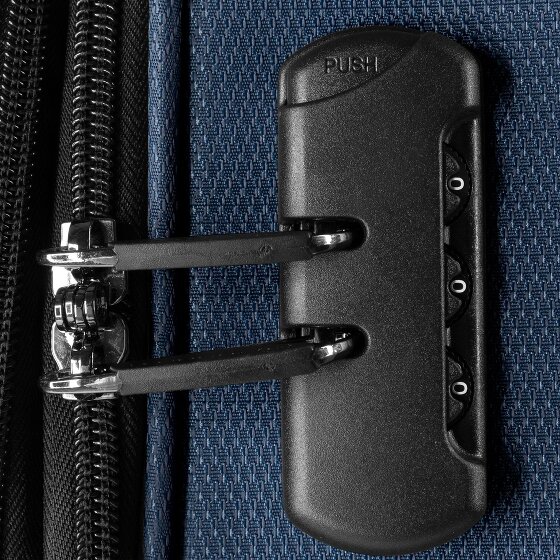 bugatti Valencia Soft 4 ruedas Set de maletas 3 piezas Con fuelle expandible