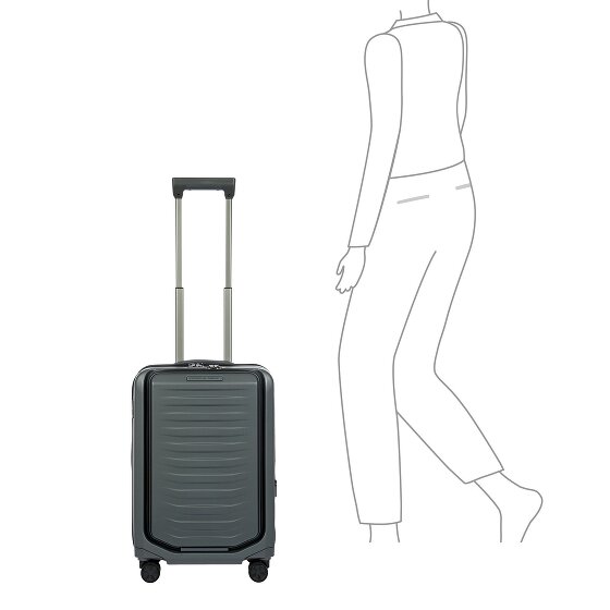 Porsche Design Roadster 4 ruedas Carro de la cabina S 55 cm Compartimento para el portátil con pliegue de expansión
