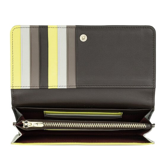 DuDu Billetera de cuero RFID 17,5 cm