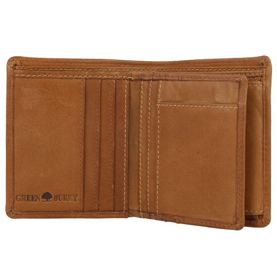 Greenburry Tornado Cartera Protección RFID Piel 9 cm