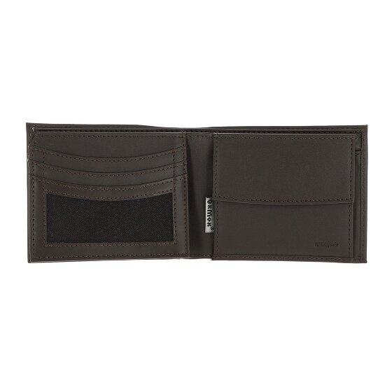 oxmox Leather Cartera Bloqueo RFID Piel natural 10 cm