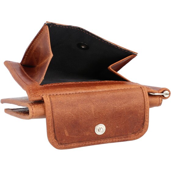 Mika Cartera RFID de cuero 11 cm con clip para billetes