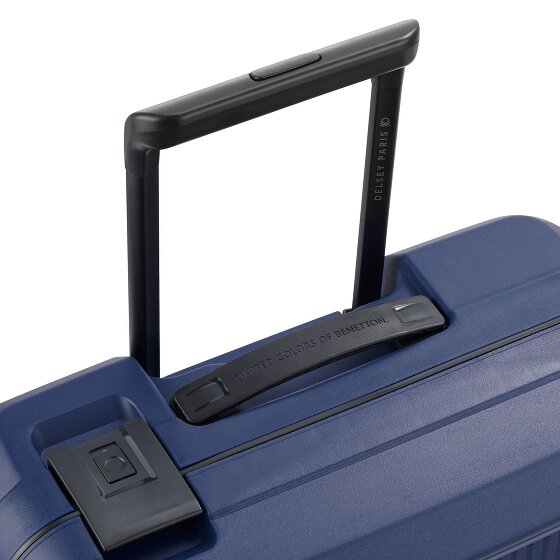 Delsey Paris x United Colors of Benetton Color Block Hardside Trolley de cabina de 4 ruedas 55 cm