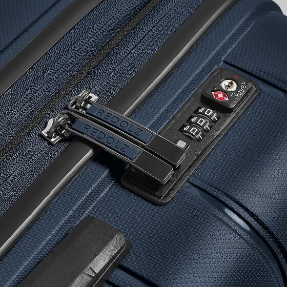 Redolz Essentials 11 4 ruedas Juego de maletas 3 piezas con pliegue de expansión