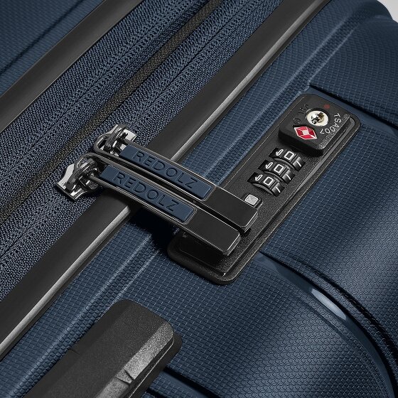 Redolz Essentials 11 4 ruedas Juego de maletas 3 piezas con pliegue de expansión