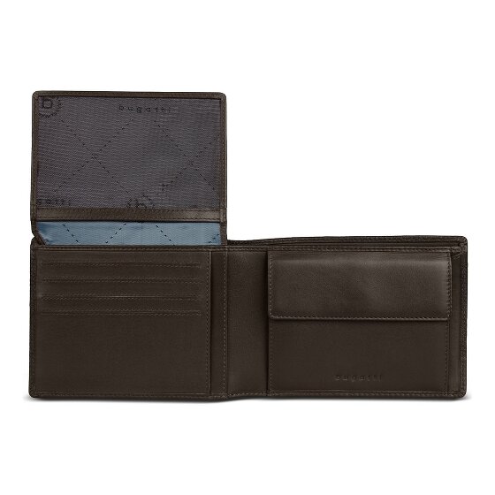 bugatti Due Cartera Protección RFID Piel 12.5 cm