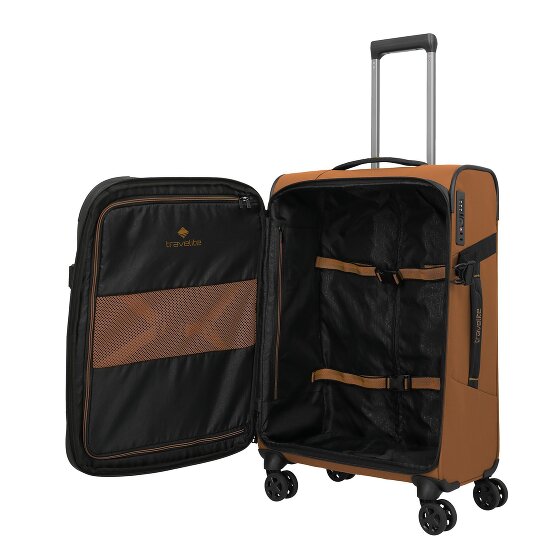 Travelite Briize 4 ruedas Carrito M 67 cm con pliegue de expansión
