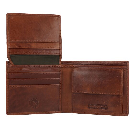 Greenburry Newport Cartera Protección RFID Piel 11 cm