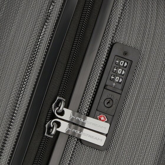 Polestream Moonrock 4 ruedas Juego de maletas 3 piezas con pliegue de expansión