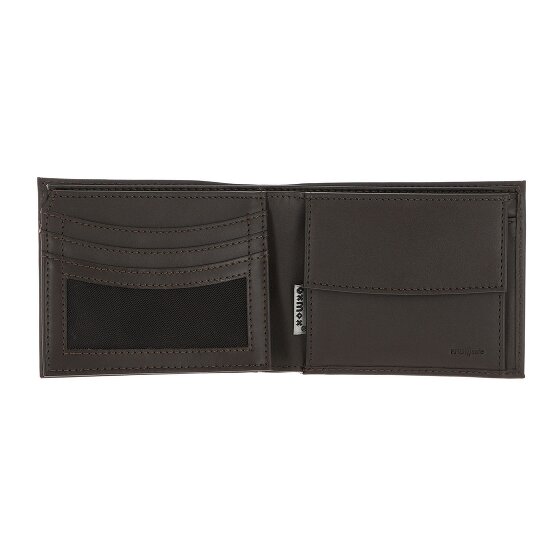 oxmox Leather Cartera Bloqueo RFID Piel natural 10 cm