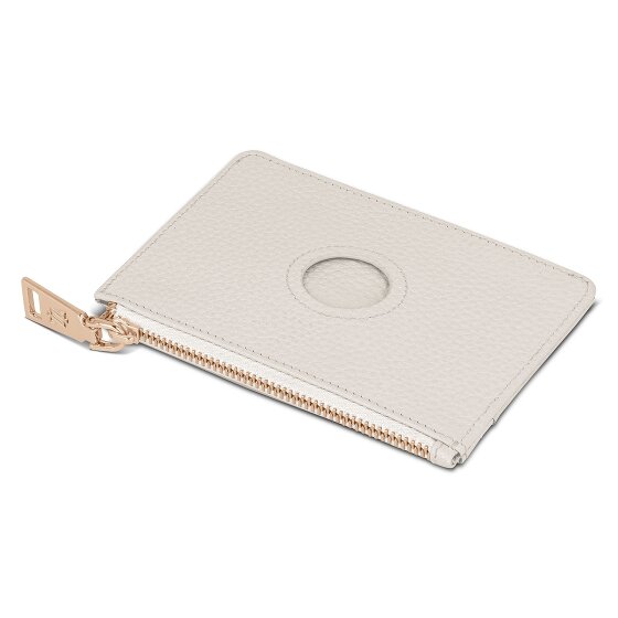 Lazarotti Estuche para llaves de piel Bolonia 11,5 cm con compartimento para etiqueta de aire