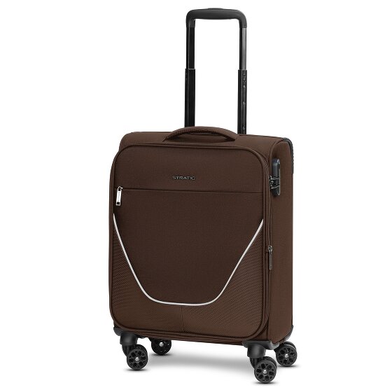 Stratic taska Trolley de cabina de 4 ruedas S 55 cm con pliegue extensible