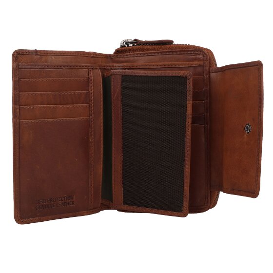 Greenburry Newport Cartera Protección RFID Piel 14 cm