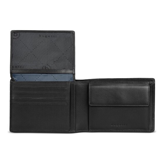 bugatti Due Cartera Protección RFID Piel 12.5 cm