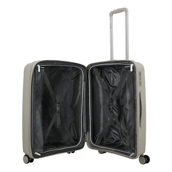 Travelite Tamaris x Travelite Voyaage 4 ruedas Carrito M 76 cm con pliegue de expansión