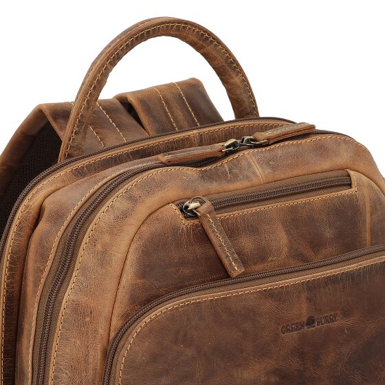 Greenburry Vintage Mochila de día Piel 43 cm Compartimento para el portátil