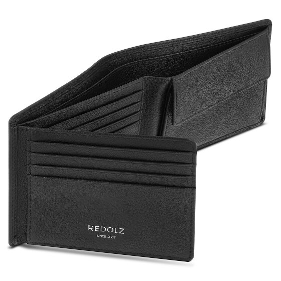 Redolz Cartera de piel Essentials QF RFID 12 cm desplegable