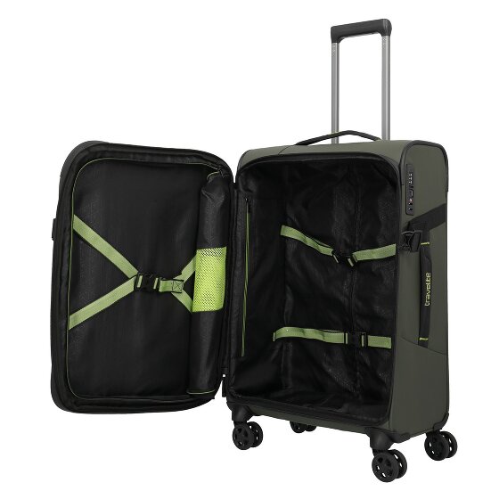 Travelite Briize 4 ruedas Juego de maletas 3 piezas con pliegue de expansión