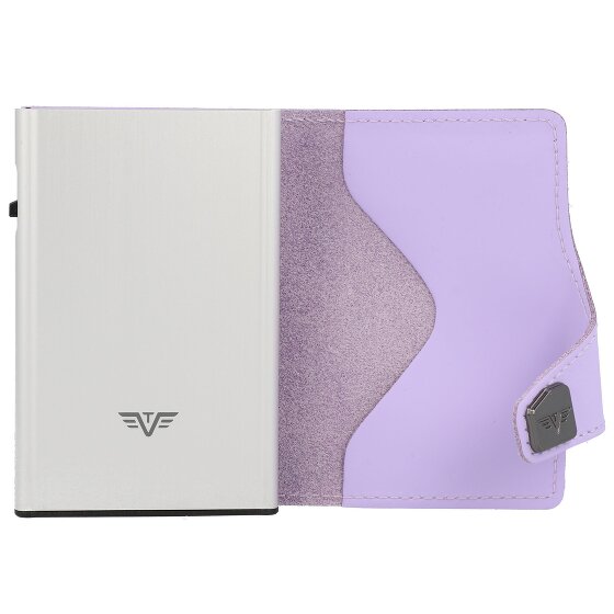 Tru Virtu Funda para tarjetas de crédito Click & Slide Cartera de piel RFID 6,5 cm