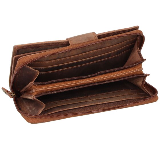 Greenland Nature Billetera Montenegro de cuero RFID 9,5 cm