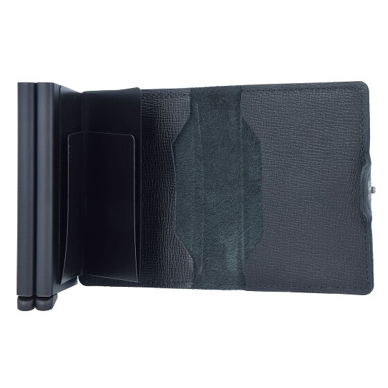Secrid Twinwallet Crisple Funda para tarjetas de crédito Cartera de cuero RFID 6,5 cm