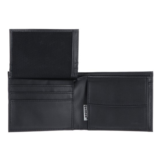 oxmox Leather Cartera Bloqueo RFID Piel natural 12 cm
