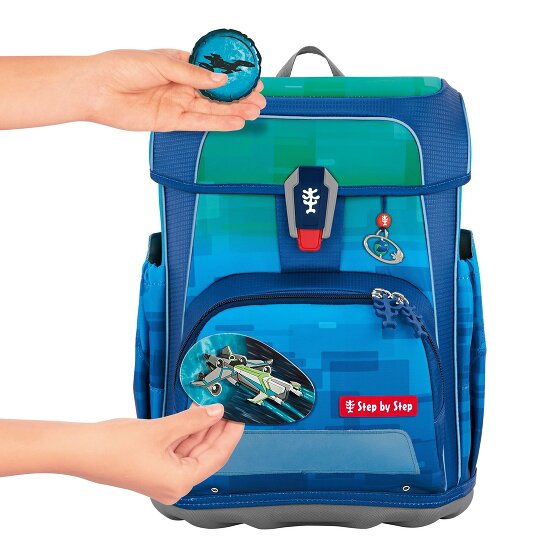 Step by Step Cloud Ocean Juego de mochilas escolares