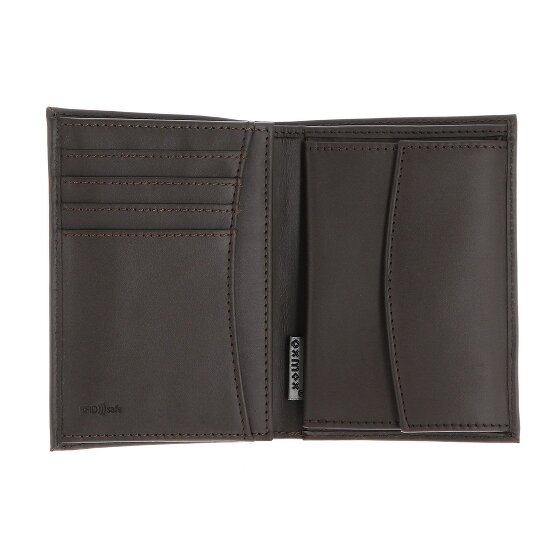 oxmox Leather Cartera Bloqueo RFID Piel natural 10 cm