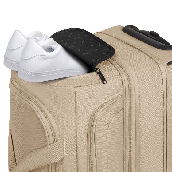 Redolz Bolsa de viaje Duffle Essentials de 2 ruedas 55 cm M con solapa de expansión