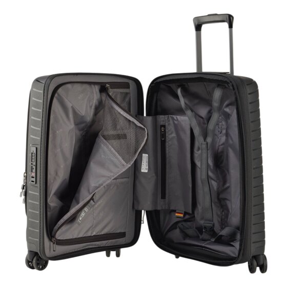 Stratic Novium 4 ruedas Carro de la cabina S 55 cm Compartimento para el portátil con pliegue de expansión