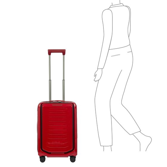 Porsche Design Roadster 4 ruedas Carro de la cabina S 55 cm Compartimento para el portátil con pliegue de expansión