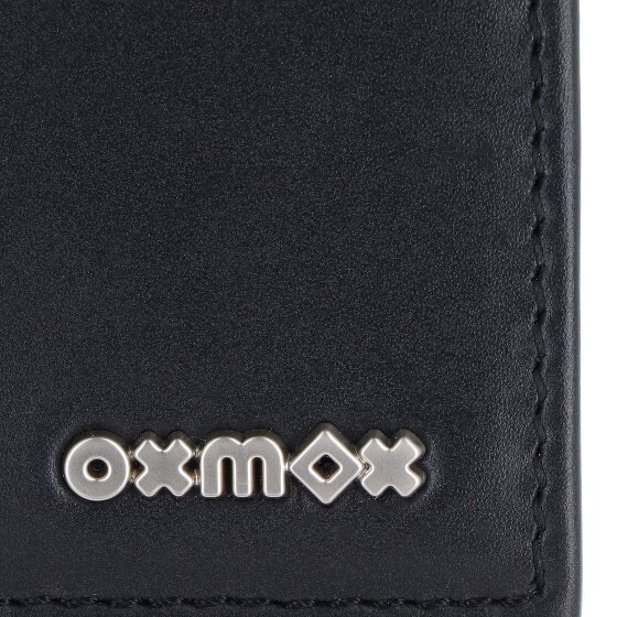 oxmox Leather Cartera Bloqueo RFID Piel natural 12 cm