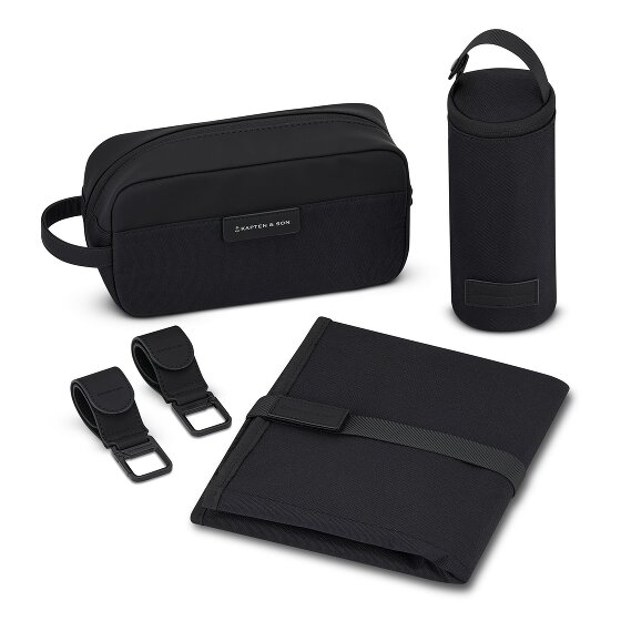 Kapten & Son Set de bolso cambiador Lindby 4 pzs. compartimento para portátil