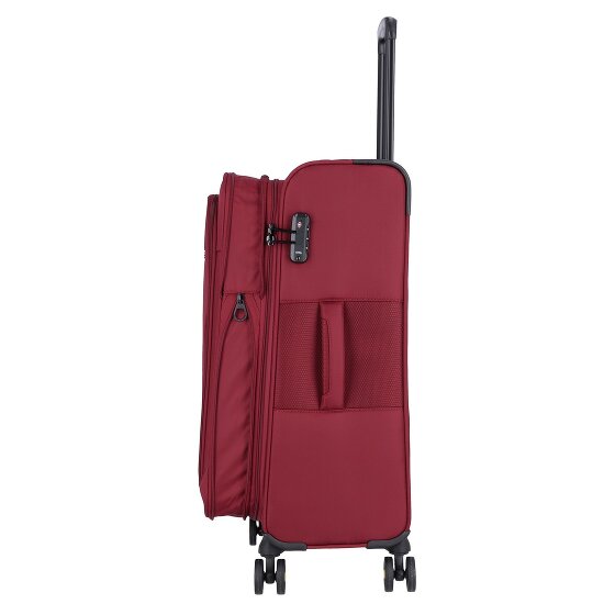 d&n Travel Line 9704 4 ruedas Carrito M 68 cm con pliegue de expansión