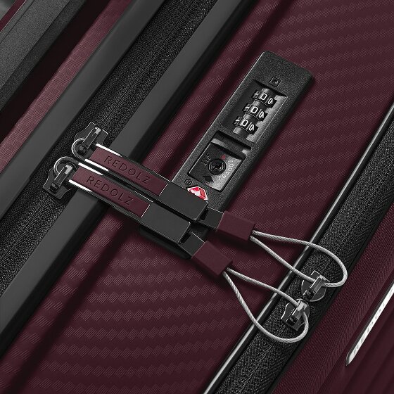 Redolz Trolley de cabina Essentials 17 de 4 ruedas Compartimento para portátil con bolsillo blando de 55 cm