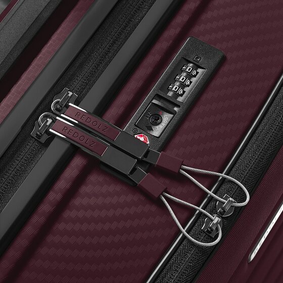 Redolz Trolley de cabina Essentials 17 de 4 ruedas Compartimento para portátil con bolsillo blando de 55 cm