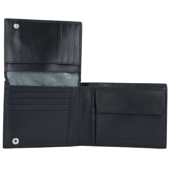 Esquire Nuevo Billetero Seda Cuero 12 cm