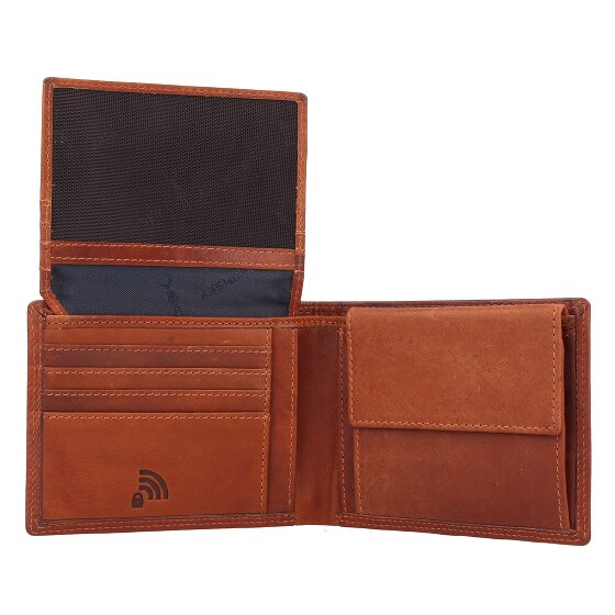 Jack Kinsky Montreal Cartera Protección RFID Piel 12 cm