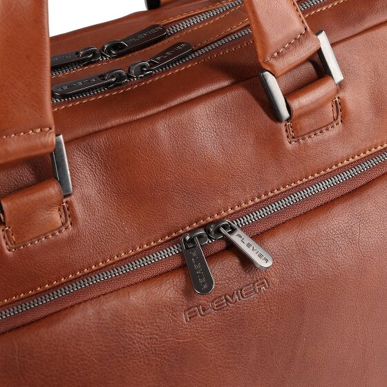 Plevier Vintage Larry Maletín Piel 40 cm Compartimento para el portátil