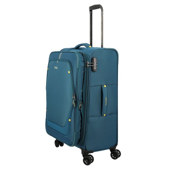 Travelite Umbria 4 ruedas Juego de maletas 3 piezas con pliegue de expansión