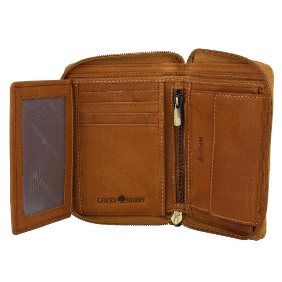 Greenburry Tornado Cartera Protección RFID Piel 10 cm