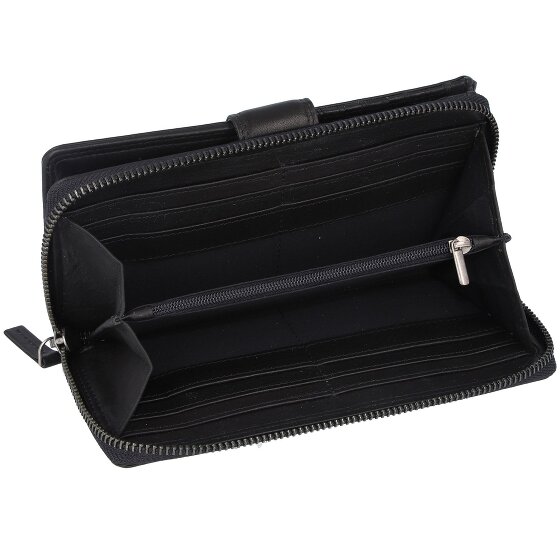 Jack Kinsky Brisbane Billetera de cuero RFID 9,5 cm