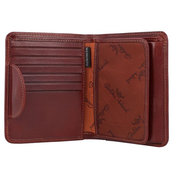 Golden Head Cartera Colorado de cuero RFID 11 cm