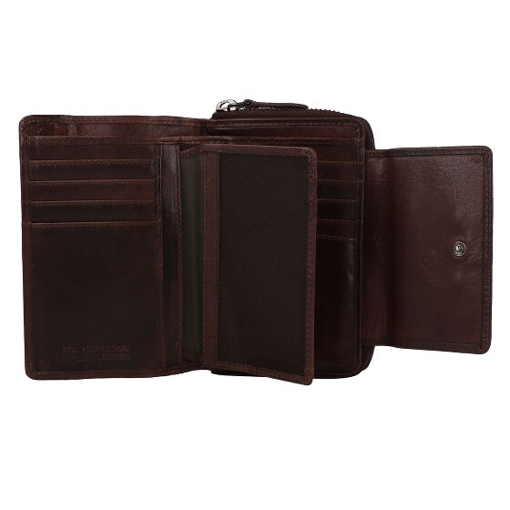 Greenburry Newport Cartera Protección RFID Piel 14 cm