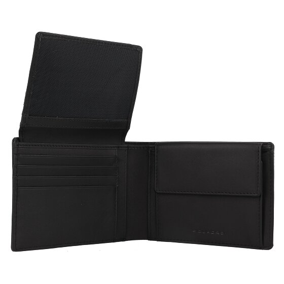 Piquadro Woody Cartera Protección RFID Piel 13 cm