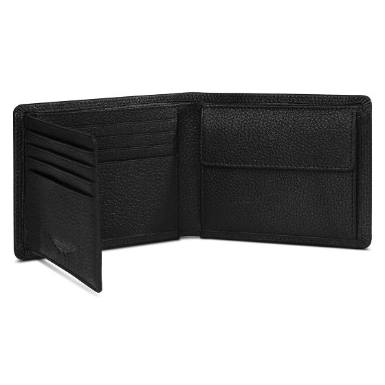 Police Cartera RFID de piel 12 cm desplegable