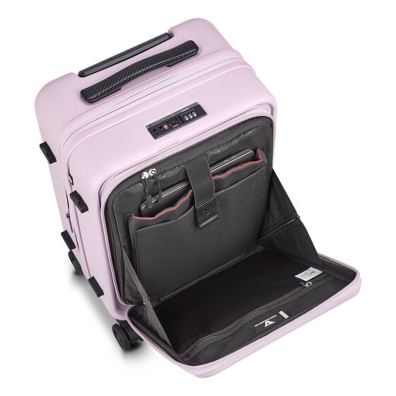 Roncato Trolley de cabina Florence de 4 ruedas y 55 cm con compartimento plegable para portátil